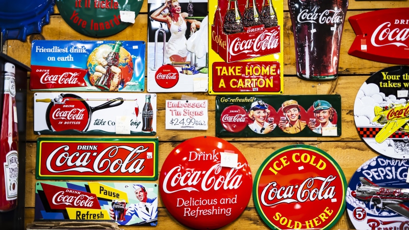 for sale, coca, retail, coke, drink, business, arrangement, beverage, variation, store, sticker, snack, choice, coca-cola, western script, alcohol, vending machine