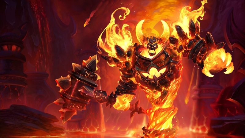 artwork, world of warcraft, ragnaros, 1080P, Games, heroes of the storm