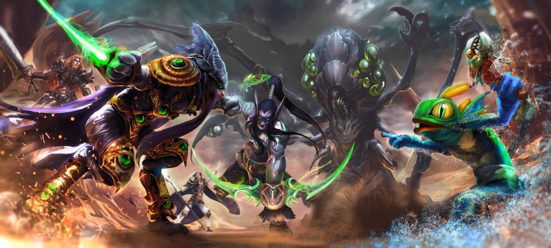 decoration, alien, Murky, Illidan Stormrage, Evolution Master, art, Warcraft, day, Jaina Proudmoore, animal representation, art and craft, Zeratul, surreal