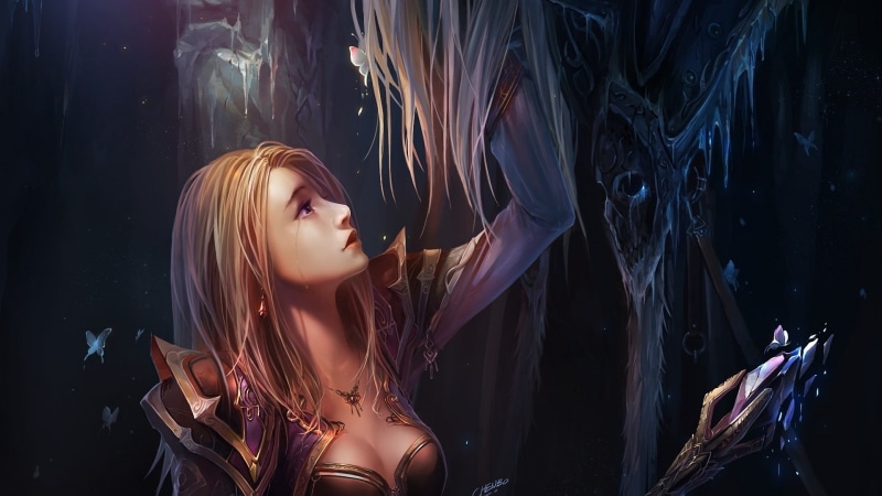 jaina, fantasy art, soft, proudmoore, hd, arthas, realistic, shading, world, warcraft, armor, art, abstract, 1080P, world of warcraft, fantasy, artwork