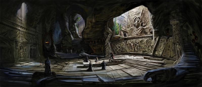 video games, 4K, blades, The Elder Scrolls V: Skyrim, drawing