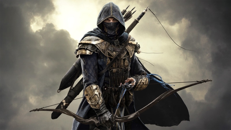 online, hood, Assassin, mask, 1080P, onions, eyes, Bethesda Softworks, elder, scrolls, Sword of the Night, The Elder Scrolls Online, sky, Warrior, Zenimax Media