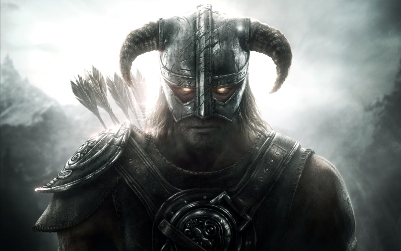 men,  the elder scrolls, one person, elder, dawnguard, adult, day, mask - disguise, headshot, Games, v, front view, obscured face, gas mask, lifestyles