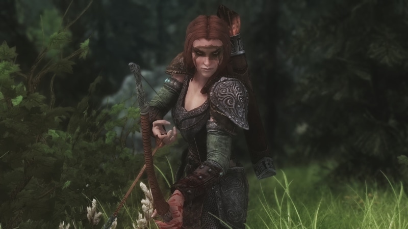 nature, 1080P, leisure activity, women, one person, outdoors, The Elder Scrolls V: Skyrim, young women, lifestyles, real people, portrait, three quarter length