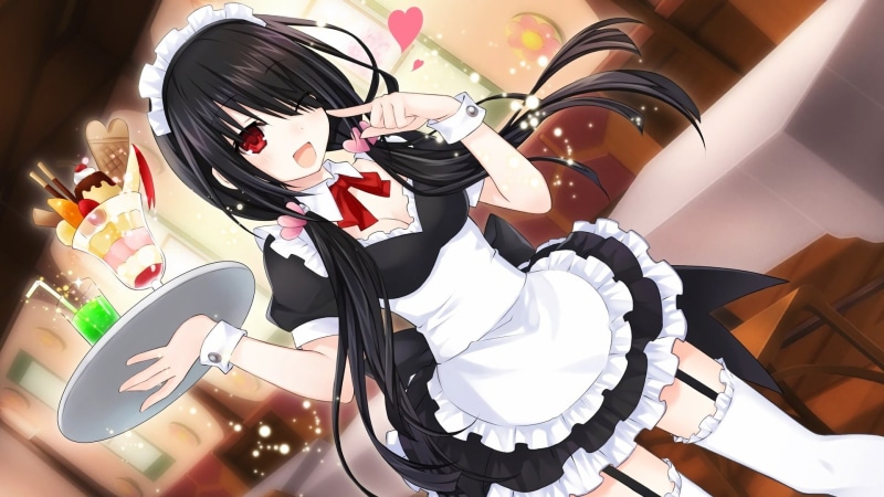hair, adult, hairstyle, creativity, people, 1080P, high angle view, nature, three quarter length, Date A Live, anime, men, celebration, lifestyles, technology