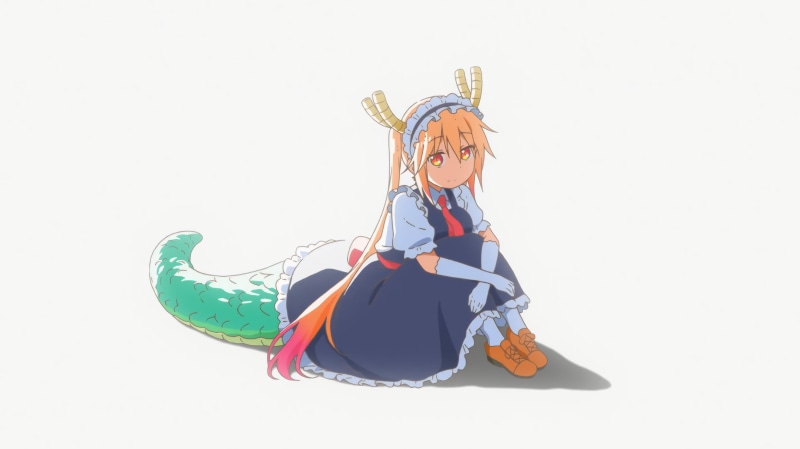 hair, Miss Kobayashis Dragon Maid, girls, blond hair, hat, copy space, indoors, simple background, front view, lifestyles, females, smiling, 2K, clothing