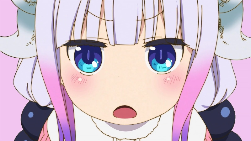 day, design, manga, Kobayashi-san Chi no Maid Dragon, human representation, 1080P, illuminated, multi colored, white background, representation, purple