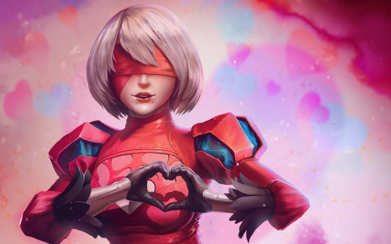 robot, Android 2B, computer game, Nier: Automata, 2K