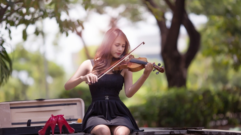 2K, Girl, Violin, Asian, Music