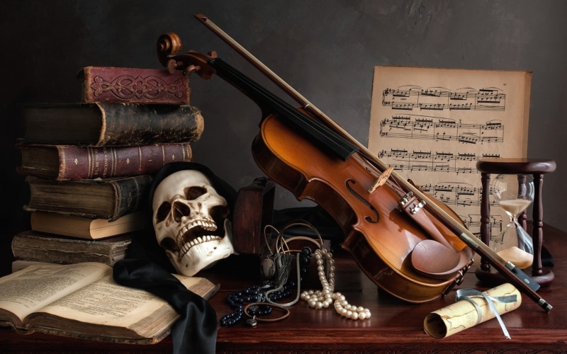 books, no people, musical note, wood - material, paper, sheet, arts culture and entertainment, still life, book, sheet music, music, string, string instrument