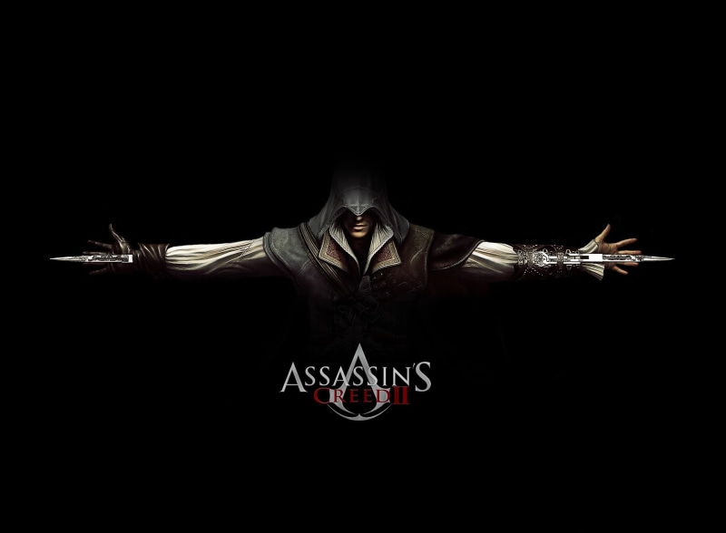 video game, copy space, Black, young adult, studio shot, glowing, ezio, s, demon - fictional character, black background, looking at camera