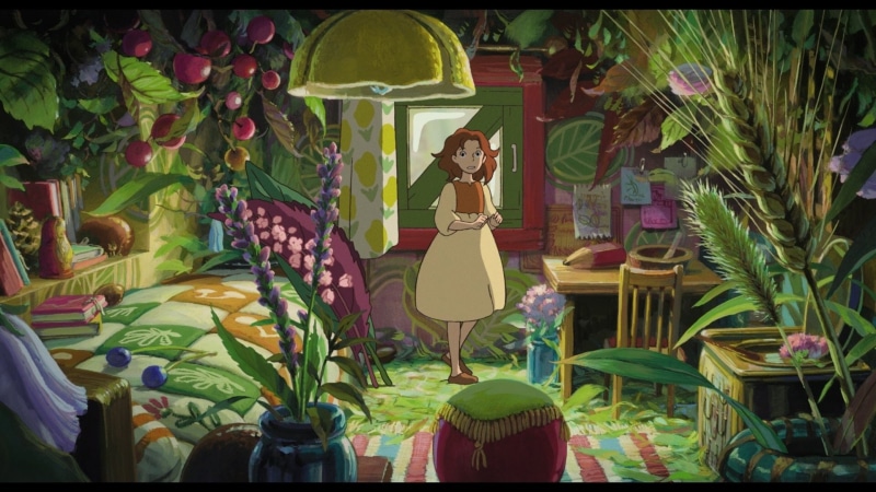 anime, girl, illustration, 1080P, Movie, brown, The Secret World Of Arrietty, haired, character