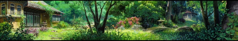 the secret world of arrietty, plant, growth, foliage, no people, outdoors, transfer print, 5K, beauty in nature, auto post production filter, water, grass