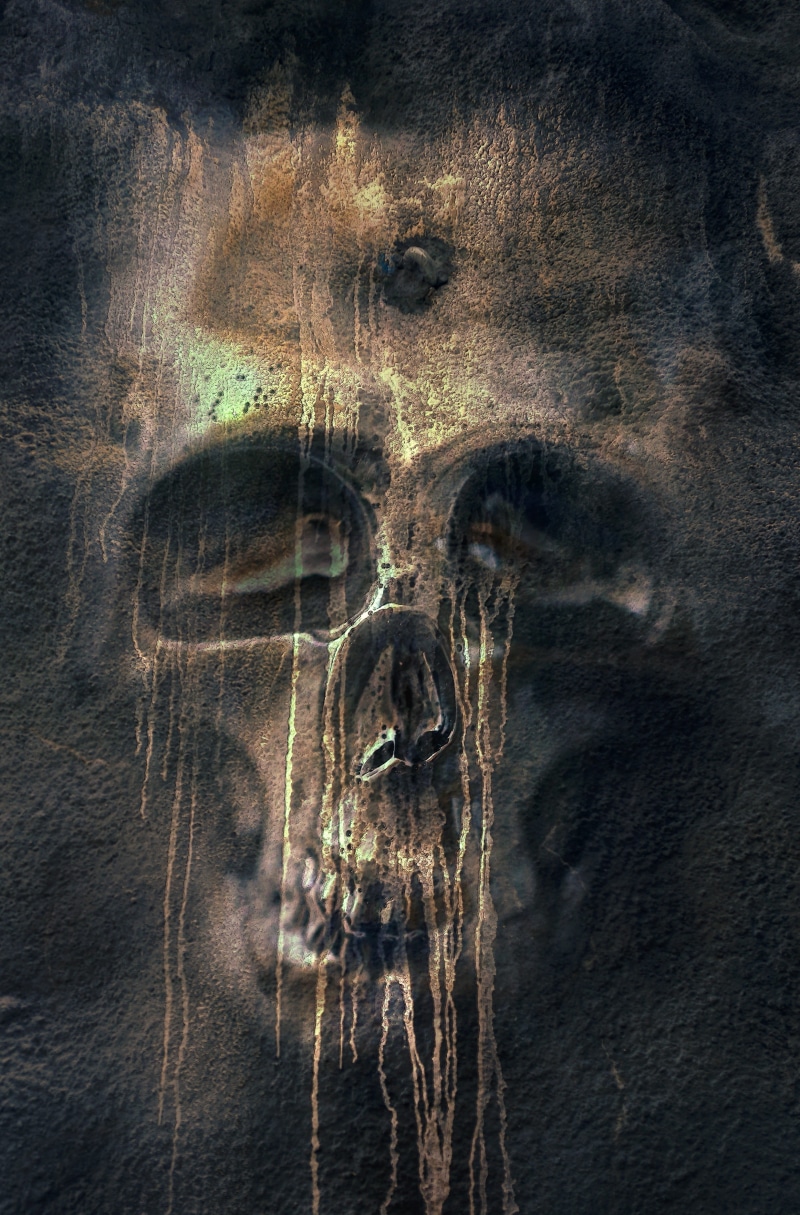 no people, day, horror, fantasy picture, fear, threatening, skull and crossbones, black, daemon, representation, secret, nature, dirty, monster, portrait