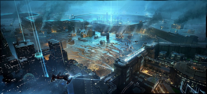 futuristic, fiction, science, fantasy art, city, science fiction, neo seoul, 1080P, Cloud Atlas, artwork