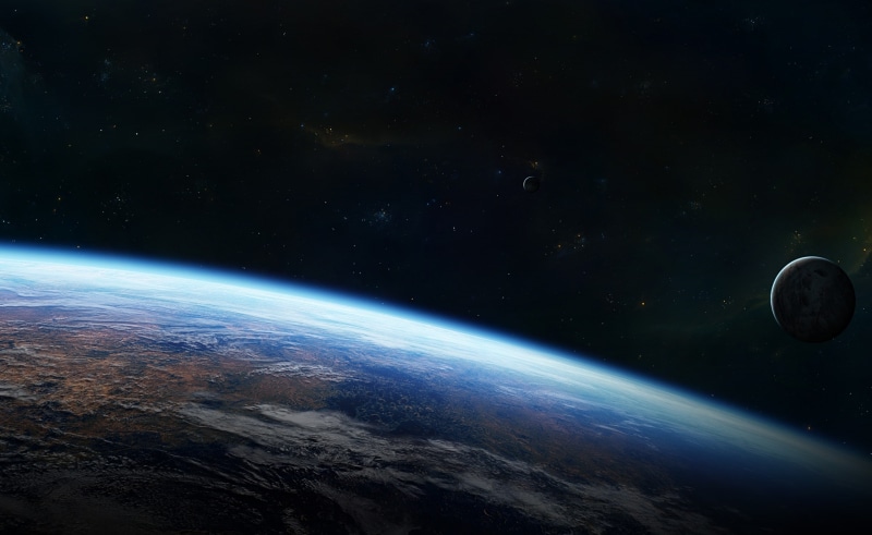blue, nature, Space, Outside, no people, atmosphere, planet earth, scenics - nature, planet - space, sky, earth, night, lens flare, light - natural phenomenon