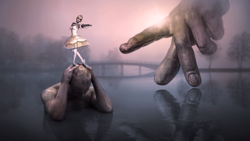 body part, dreams, fantasy, smoke - physical structure, composing, fairytale, human hand, dream, top, indoors, spooky, man, one person, wet, persons, fantastic