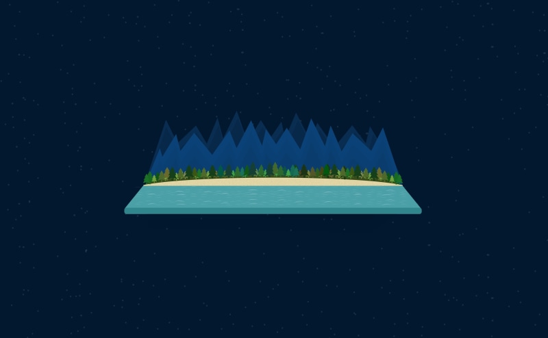 outdoors, galaxy, water, space, copy space, tranquility, scenics - nature, sky, minimalistic, star - space, minimal, minimalist, illustration, night, simple