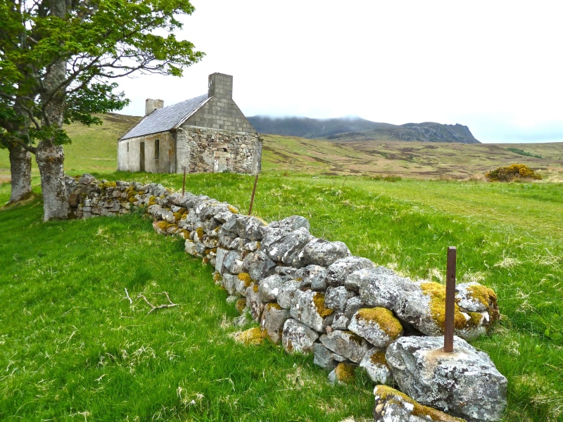 farm, farmhouse, landscape, cultures, sky, nature, solid, building Exterior, country, clouds, old house, day, architecture And Buildings, land, decaying house