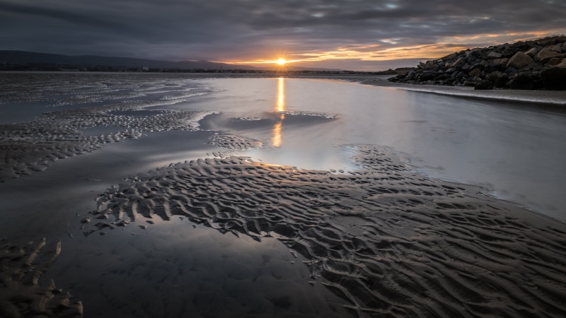 body of water, dusk, europe, outdoors, hour, depth, scenic, water, european, golden, Dublin, photograph, yellow, photography, beautiful, view, travel, clouds
