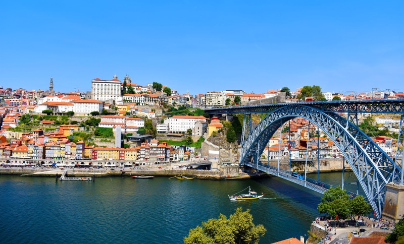 luis, afternoon, arch, old, skyline, twilight, ancient, chapel, vintage, street, tower, urban, reflecting, destination, gaia, basilica, alleyway, douro