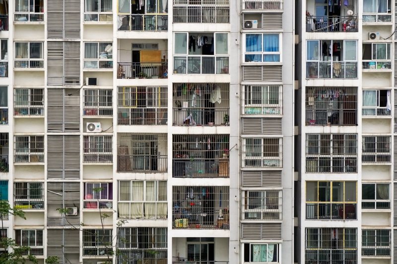 housing development, in a row, backgrounds, residential Building, building Exterior, daytime, urban, construction Industry, city Life, painted, urban Scene