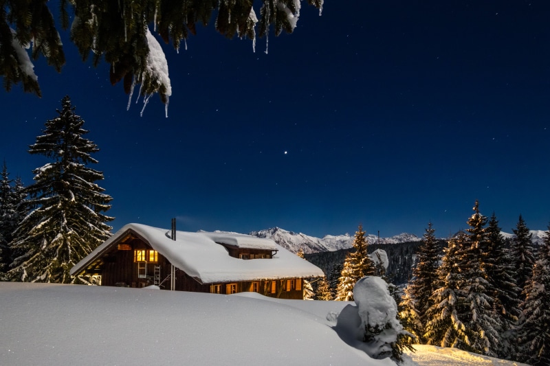 outdoors, lighted, nightscape, mountains, 4K, Deutschland, Obermaiselstein, sky, forest, DE, blue, At Night, frozen, Allgäu, mountain, european Alps, landscape