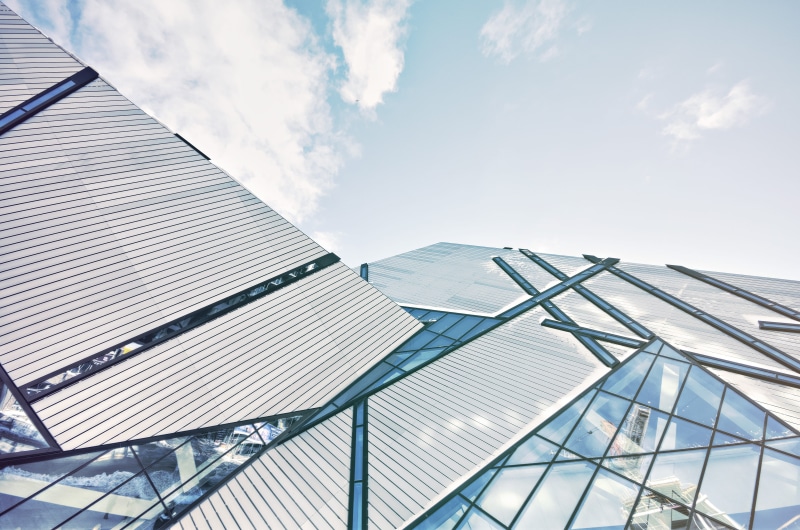 Toronto, glass, clouds, structure, futuristic, low angle view, construction, pattern, building exterior, architectural design, directly below, sunlight