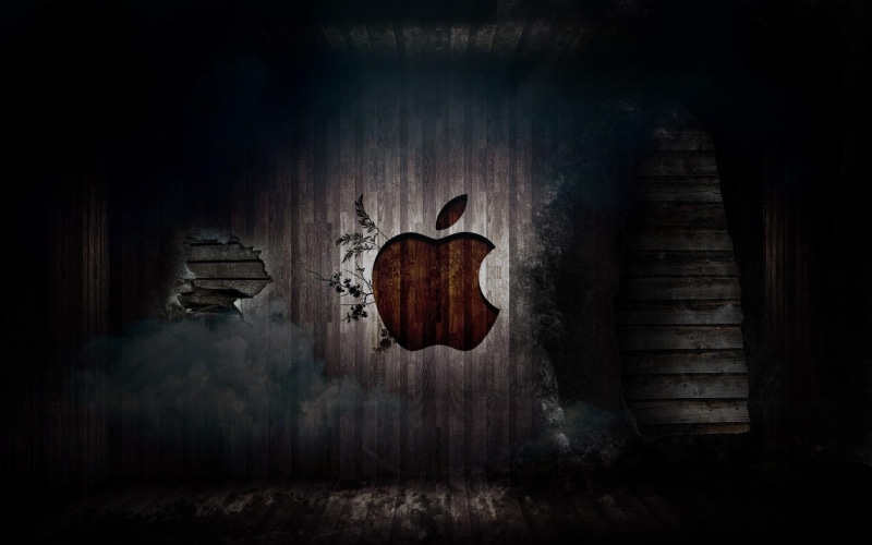 macintosh, 1920x1200, apple, logo, 1080P, carved, computers