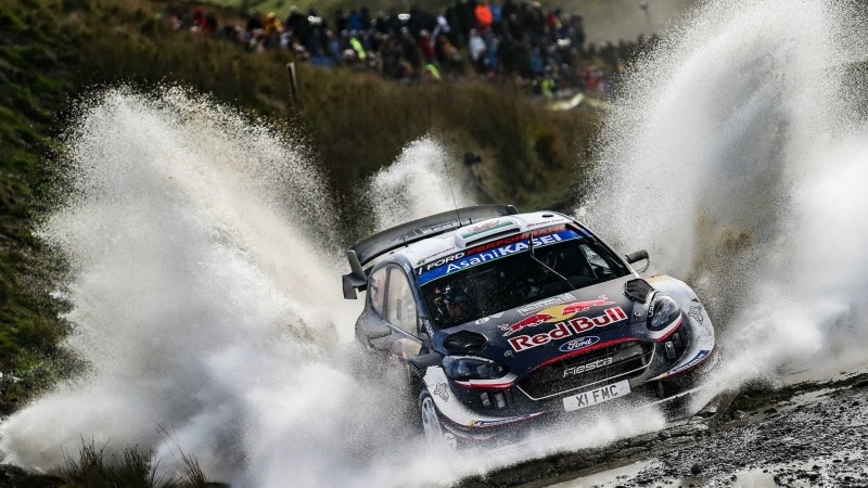 1080P, motion, sport, wrc, Motorsport, dust, racing, Ford Fiesta, speed, land vehicle, competition, blurred motion, Rally, outdoors, M-Sport, Wales, water