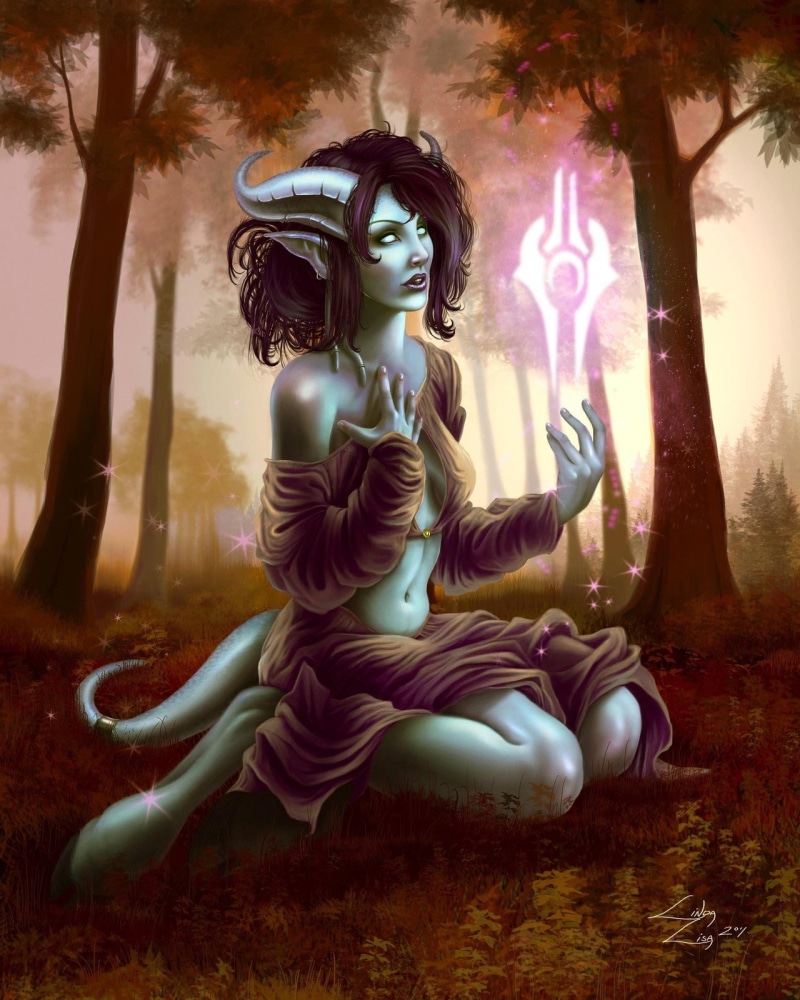 draenei, art, 720P, people, hd, girls, x, hot