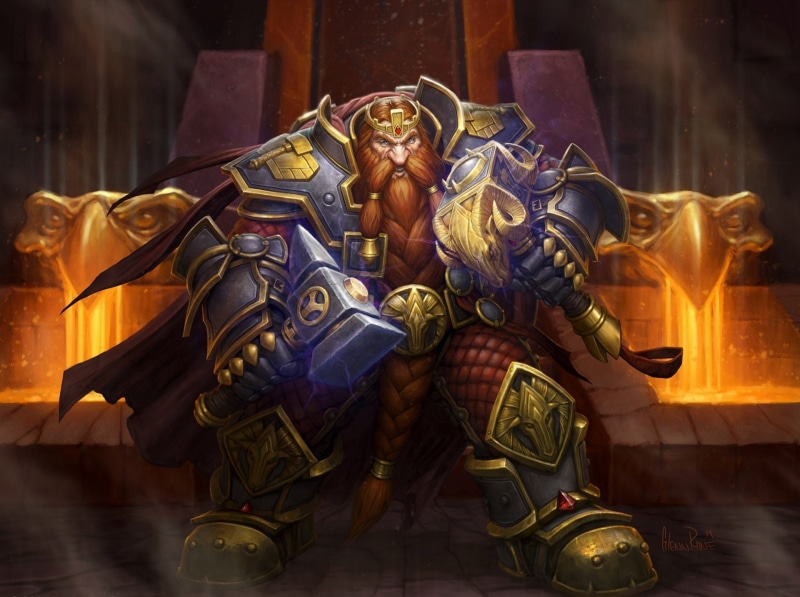 1080P, Warcraft, Armor, Magni Bronzebeard, Dwarf, World Of Warcraft, Warrior