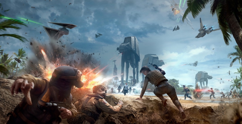 DLC, Star Wars Battlefront, 5K, Rogue One Scarif