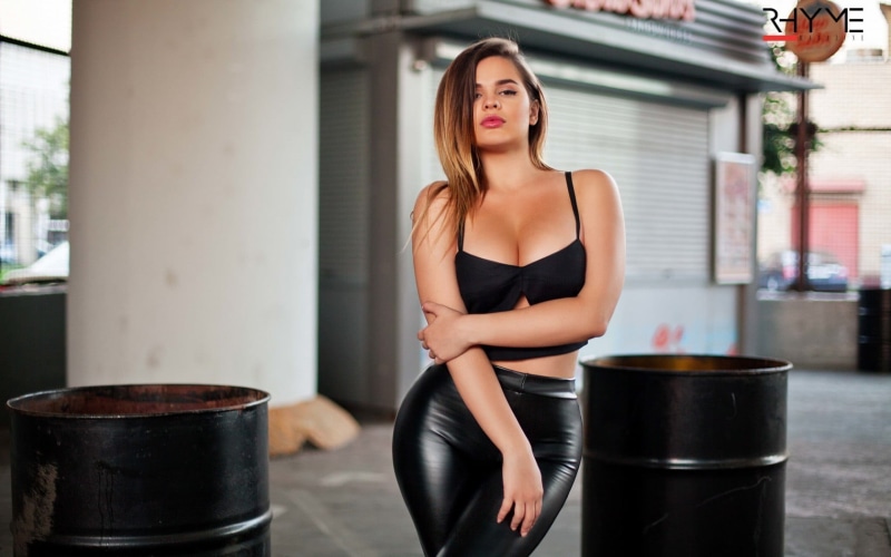 young adult, one person, fashion, black color, young women, beautiful woman, focus on foreground, Russian Model, cleavage, clothing, women, black clothing