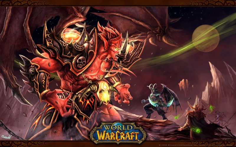 outdoors, no people, night, celebration, spirituality, World of Warcraft, representation, art and craft, Kaelthas, communication, flame, male likeness