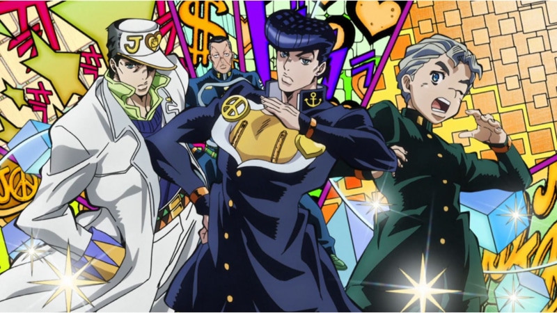 1080P, Jojos Bizarre Adventure, Okuyasu Nijimura, Josuke Higashikata, Jotaro Kujo, Anime, Koichi Hirose