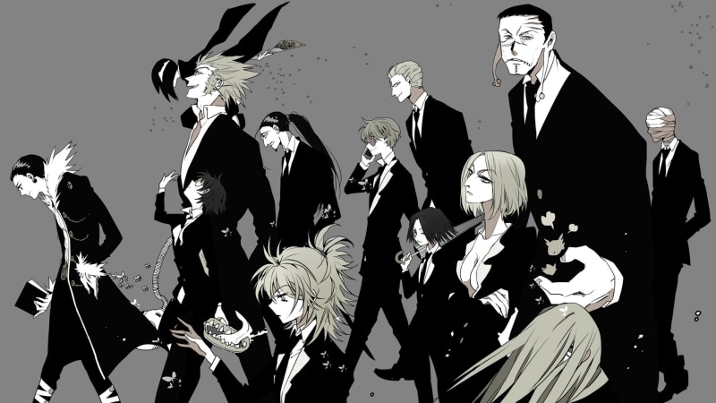 arts culture and entertainment, Hunter x Hunter, performance, large group of people, crowd, well-dressed, x, standing, business, businessman, 1080P, men
