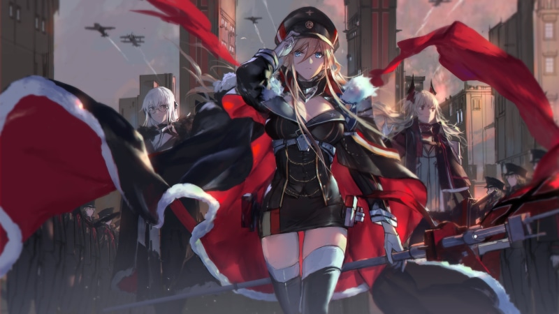 2K, Bismarck (Azur Lane), Azur Lane, Anime