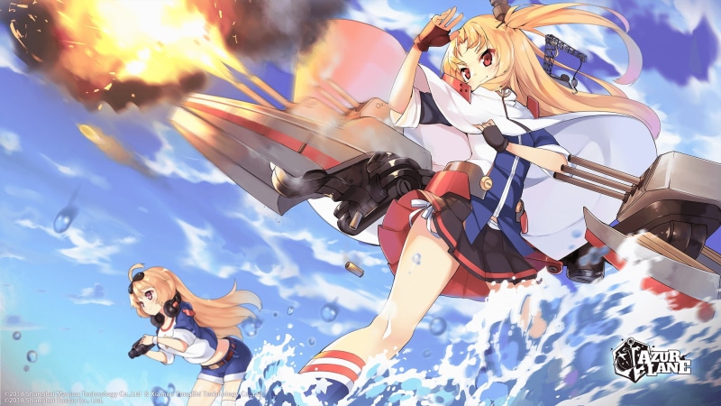 Video Game, Cleveland (Azur Lane), Anime, Azur Lane, 1080P, Columbia (Azur Lane)
