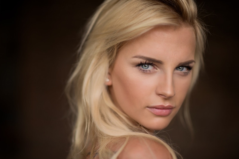 1080P, women, portrait, face, blonde
