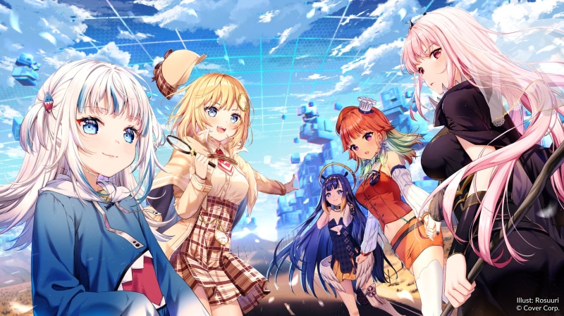 Takanashi Kiara, Hololive, Ninomae Inanis, Gawr Gura, 1080P, Mori Calliope, Rosuuri, amelia watson