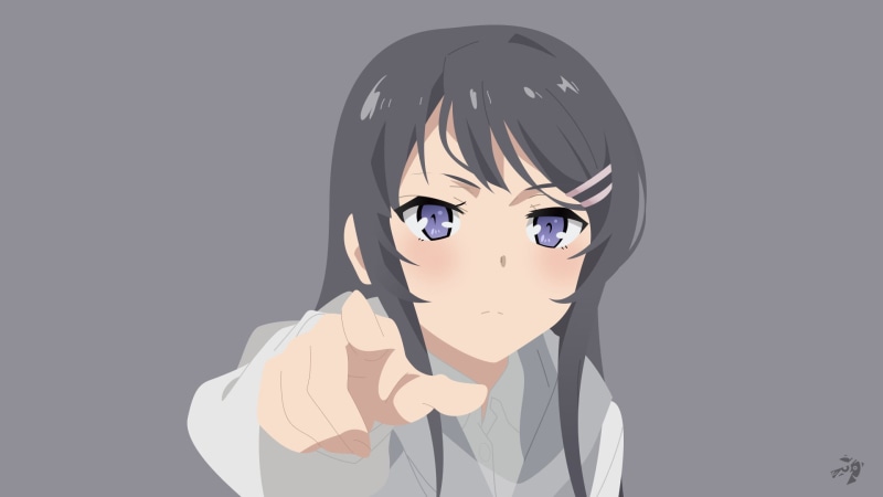Rascal Does Not Dream of Bunny Girl Senpai, 1080P, Anime, Mai Sakurajima