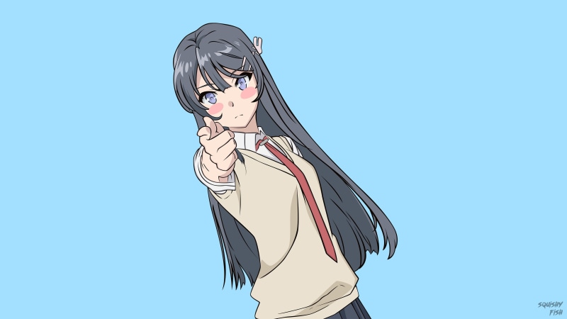 Mai Sakurajima, Anime, 4K, Rascal Does Not Dream of Bunny Girl Senpai