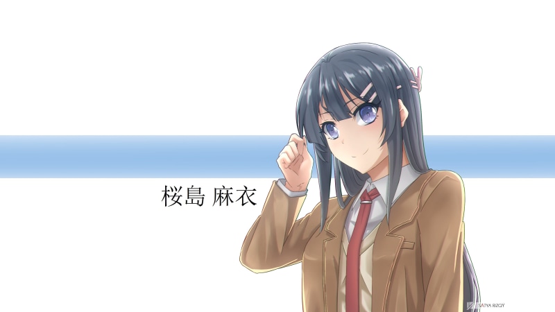 2K, Anime, Mai Sakurajima, Rascal Does Not Dream of Bunny Girl Senpai