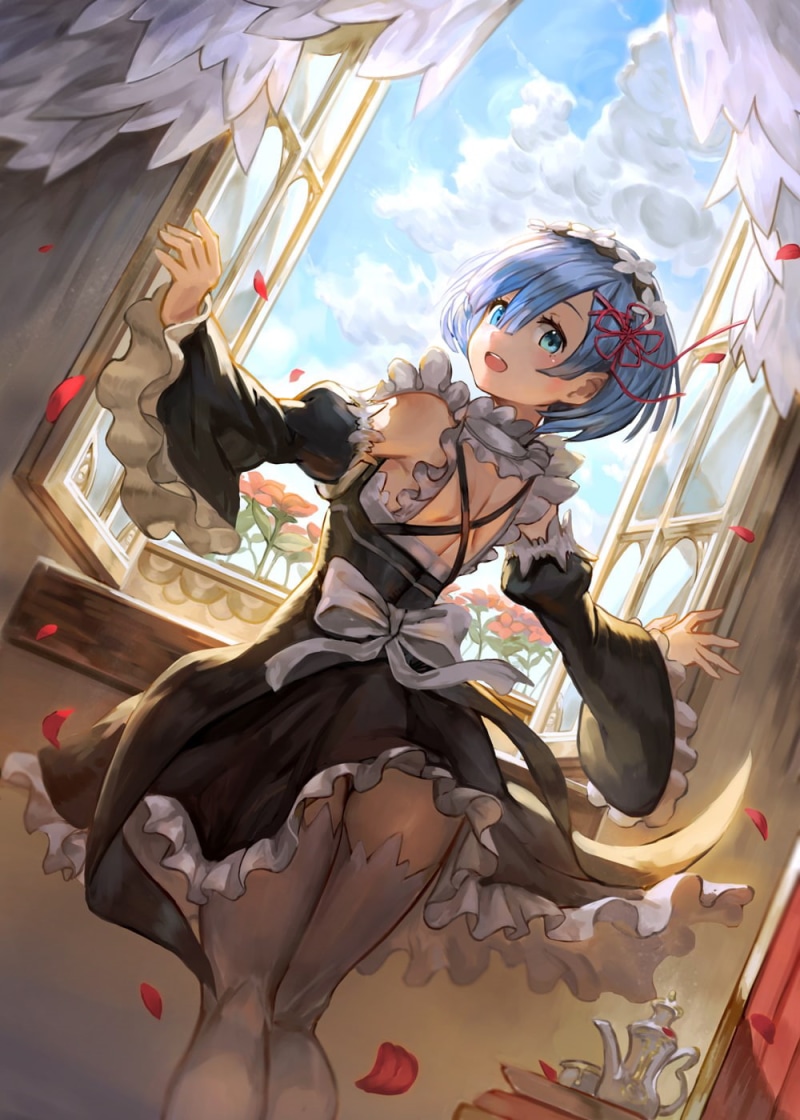 anime, 720P, anime girls, Re:Zero Kara Hajimeru Isekai Seikatsu, Rem