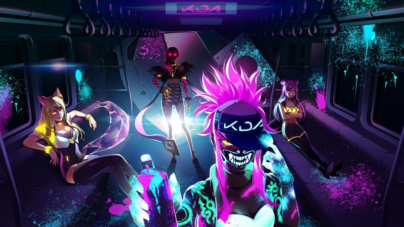 Video Game, KaiSa (League of Legends), Akali (League Of Legends), League Of Legends, Ahri (League Of Legends), Evelynn (League Of Legends), 1080P