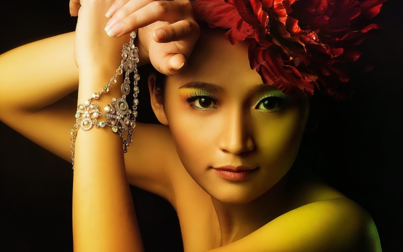 Beautiful, Asian, Makeup, Girl, Fashion, 1080P