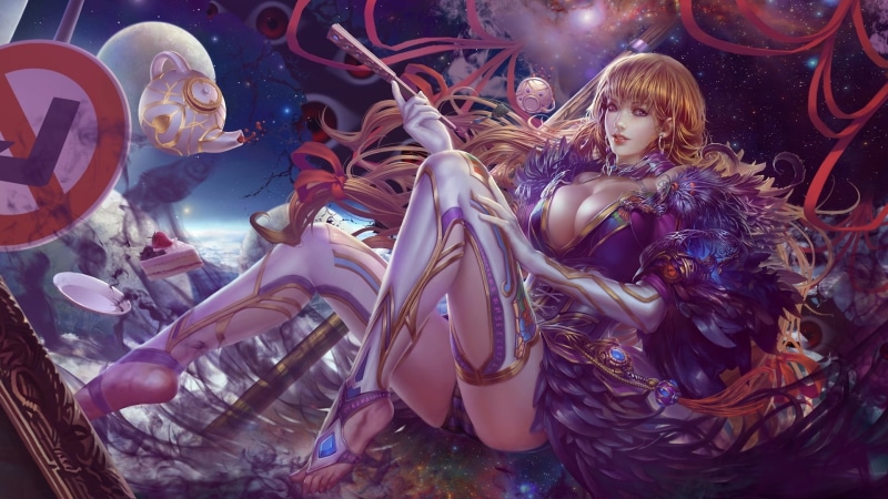 painting, female, Beautiful, 1080P, anime, Fantasy, Girl, character, Magic