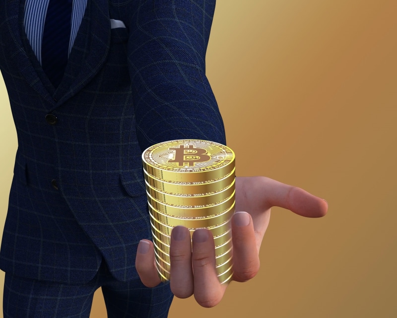 connection, crypto-currency, currency, man, economy, block, adult, finance, symbol, computer, studio shot, communication, business, chain, indoors, network