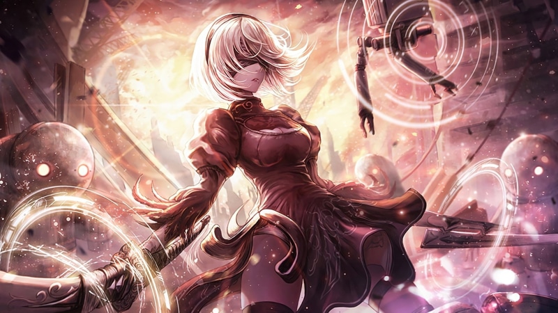 YoRHa No.2 Type B, Video Game, 1080P, NieR: Automata
